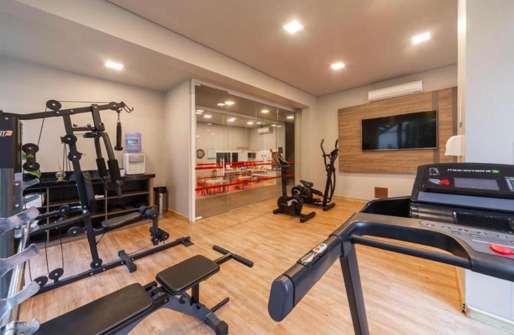 Hotel Laghetto Stilo Borges Gramado Exterior foto A home gym